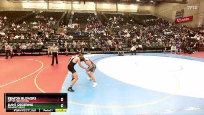 153 lbs Cons. Round 1 - Keaton Blowers, Layton High School vs Dane DeGering, Pleasant Grove