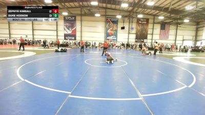 112 lbs Round Of 32 - Zephyr Kimball, CT vs Duke Hodson, CA