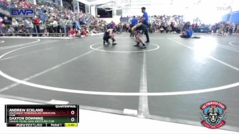 135 lbs Quarterfinal - Daxton Downing, Kansas Young Guns Wrestling Club vs Andrew Eckland, Southwest Timberwolves Wrestling Club