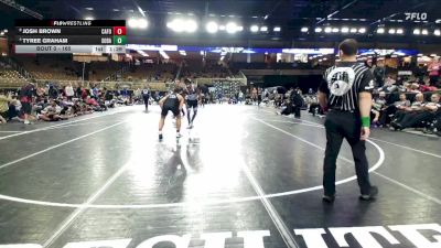 165 lbs Semifinal - Josh Brown, Carolina Forest vs Tyree Graham, South Dade