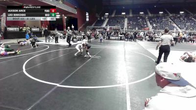 61 lbs Consolation - Jaxson Arce, Pomona Elite vs Leo Binkoski, Magic City Wrestling Club