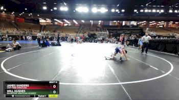 102 lbs Quarterfinal - Will Hughes, Roundtree Wrestling Academy vs James Sanders, Lost Tribe Wrestling