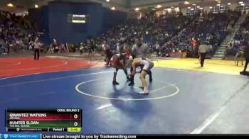 126 lbs Cons. Round 2 - Hunter Sloan, The HIll School vs Qwantez Watkins, Smyrna