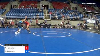 152 lbs Cons 32 #1 - Aydin Matanane, Oklahoma vs DeShon Gallegos, Colorado