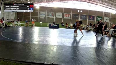 157 lbs Charles Garrett, Michigan Red vs Lazaro Torralba, Maryland
