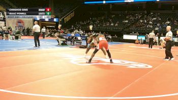 175 Class 2 lbs Champ. Round 1 - Chrishod Sims, Normandy Collaborative vs Isaac Powell, Lafayette (St. Joseph)
