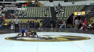 125 lbs 5th Place Match - Daniel Guanajuato, South Dakota State vs Isaiah Quintero, Purdue