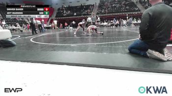 84 lbs Consi Of 4 - Driver Baker, Skiatook Youth Wrestling vs Jett Manning, Barnsdall Youth Wrestling