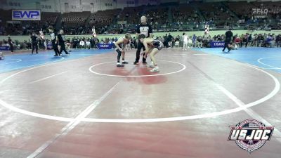 110 lbs Consi Of 8 #2 - Ross Powell, Bristow Youth Wrestling vs Dayton Rash, Marlow Outlaws