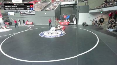 150 lbs Cons. Rd Of 32 - Gabriel Munoz, Glendora High School Wrestling vs Cole Danger Stevenson, Sunnyvale Wrestling Club