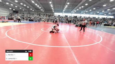 106 lbs Round Of 128 - Landon Herdic, CT vs Cole Lemovitz, RI