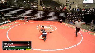 178 lbs Cons. Round 6 - Quinn Hawker, Corner Canyon vs Joey Adams, Lone Peak