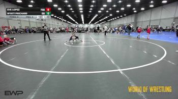 40 lbs Semifinal - Eve Lopez, POWA 9U vs Wyatt Prichard, Roundtree 9U