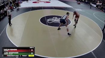 Quarterfinal - Luke Shoemaker, Central Valley vs Gatlin Reimers, Palmer