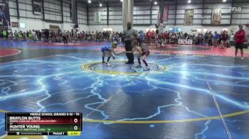 70 lbs Champ. Round 2 - Braylon Butts, North Carolina Wrestling Factory vs Hunter Young, Guerrilla Wrestling (GWA)