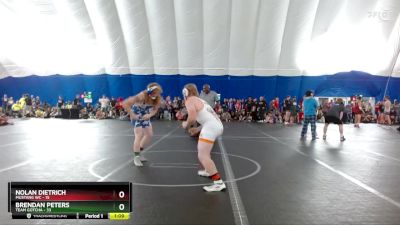 175 lbs Round 2 (8 Team) - Brendan Peters, Team Gotcha vs Nolan Dietrich, Mustang WC