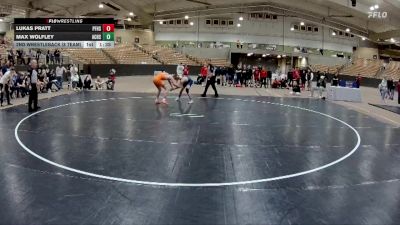 138 lbs 2nd Wrestleback (8 Team) - Max Wolfley, Anderson Co. High School vs Lukas Pratt, Pigeon Forge High School