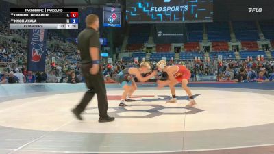 94 lbs Quarters - Dominic DeMarco, IL vs Knox Ayala, IA