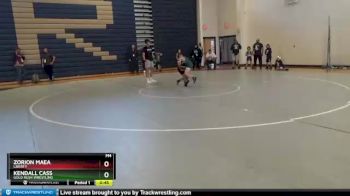 68 lbs Round 2 - Kendall Cass, Gold Rush Wrestling vs Zorion Maea, Liberty