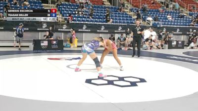 130 lbs Cons. Rd Of 64 - Genesis Escorcia, Florida vs Teagan Miller, Colorado