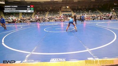 112 lbs Consolation - Audrey Flores, Raw Wrestling Club vs Harper Kalo, Michigan Revolution