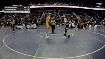 1A 190 lbs Semifinal - Joseph Miller, Lejeune vs Bryson Caudle, Mount Airy High School