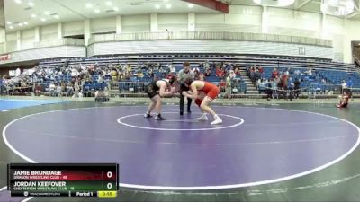 175 lbs Round 2 (6 Team) - Jamie Brundage, Dragon Wrestling Club vs Jordan Keefover, Chesterton Wrestling Club