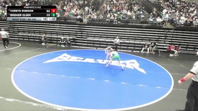 6A 120 lbs Quarterfinal - Corbyn Robison, Westlake vs Bridger Olsen, Syracuse