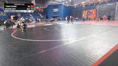 190 lbs Cons. Round 4 - Ibrahim Zaky, Woodgrove vs Jesse Adams, Parkersburg South