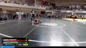 55 lbs Quarterfinals (8 Team) - Bennett Sonenstahl, Staples-Motley vs Hayden Altermatt, Wabasso