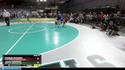 42-45 lbs Cons. Semi - Charlie Anthony, Kitsap Ironman Wrestling Club vs Jaxon Martinez, Twin City Wrestling Club