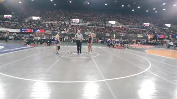 G - 135 lbs Quarterfinal - Elisa Bernabe, Flathead (Kalispell) (Girls) vs Cadence Weis, Laurel (Girls)