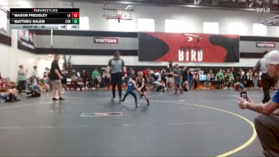 40 lbs Round 3 - Mattheo Salem, Legacy Elite Wrestling Club vs Mason Pressley, LWC: Raiders