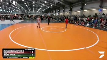 110 lbs Champ. Round 1 - Stone Smith, Boneyard Wrestling Academy vs Natalie Elizabeth King, Gracie Barra Westchase Wrestling Club