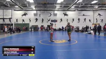 170 lbs Champ. Round 1 - Emely Rodriguez, New Jersey City University vs Nicole Shisler, Delawar Valley University