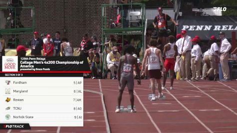 Men's 4x200m Relay Championship Of America, Finals 3
