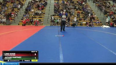 Round 1 - Lane Gosse, Wabasha Kellogg vs Jaithan Martinez, Northfield