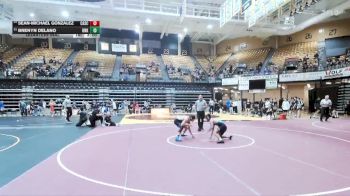 133 lbs Quarterfinal - Sean-Michael Gonzalez, Carl Albert State vs Brenyn Delano, Nebraska-Kearney