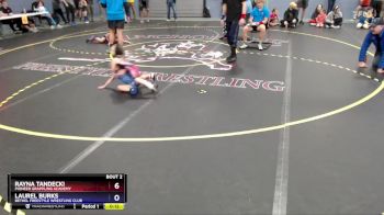 40 lbs Round 1 - Rayna Tandecki, Pioneer Grappling Academy vs Laurel Burks, Bethel Freestyle Wrestling Club