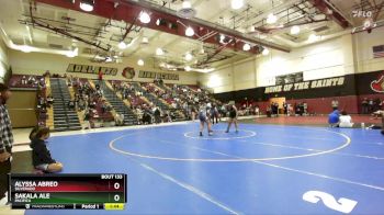 190 lbs 3rd Place Match - Alyssa Abreo, Silverado vs Sakala Ale, Pacifica