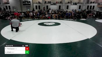 175 lbs Round Of 16 - Forrester Thompson, New Bedford vs Aman Khalil, Brockton