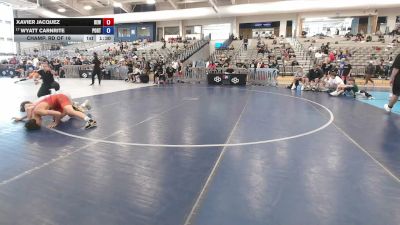 120 lbs Champ. Rd Of 16 - Xavier Jacquez, Betterman Elite Wrestling vs Wyatt Carnrite, Poway RTC