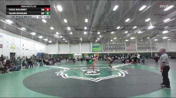 149 lbs 1st Place Match - Jalen Spuhler, UW-Parkside vs Cole Solomey, Purdue