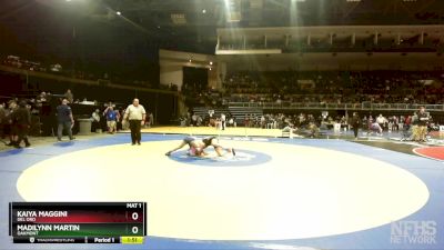 110 lbs Quarterfinal - Kaiya Maggini, Del Oro vs Madilynn Martin, Oakmont