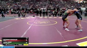 120 lbs Cons. Semi - Aviyanah Gonzalez, Borah vs Alexa Kemp, Walla Walla