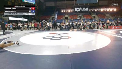 215 lbs Cons. Sub-rd Of 32 - Layne O'Neil, MI vs Mekhi Bovee, WY