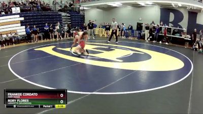 115 lbs. Cons. Round 4 - Rory Flores, Lafayette (Wildwood) vs Frankee Cordato, Fort Osage