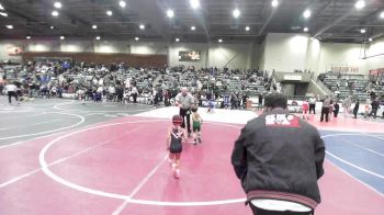 40 lbs Round Of 16 - Karilyn Lopez, Red Wave WC vs Wild Tripp, Gold Rush Wrestling
