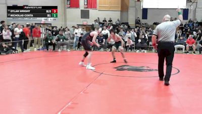 138 lbs Quarterfinal - Dylan Wright, Milford vs Nicholas Costa, Billerica