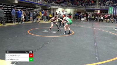 92 lbs Round Of 32 - Zoey Shipton, Conneaut vs Dalia Crane, Northern Lebanon